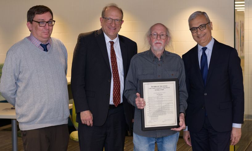 Roskos Ink LAUNCH - Professor Phil Roskos Celebrated for 56 Years of Service